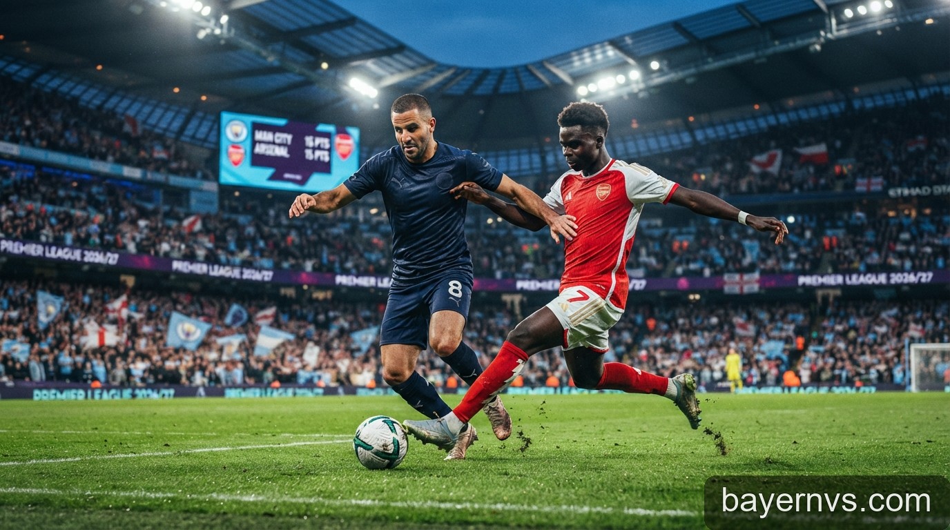 Premier League 2026/27: Man City và Arsenal thiết lập thế trận song mã đầy kịch tính